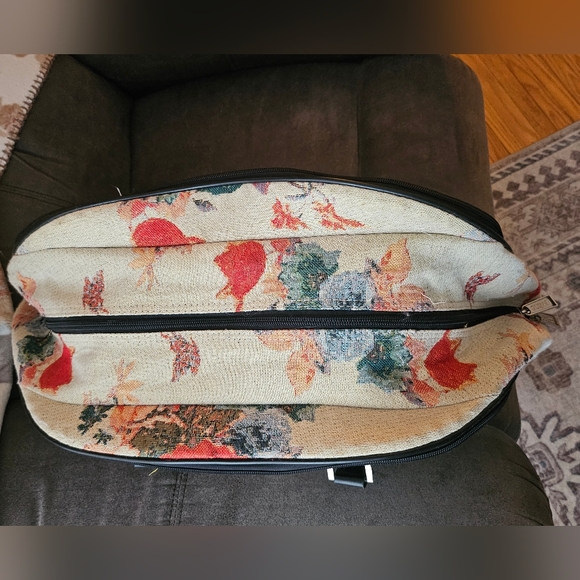 Vintage Guess Large Floral Travel Duffle Bag Y2K Retro - Picture 4 of 10